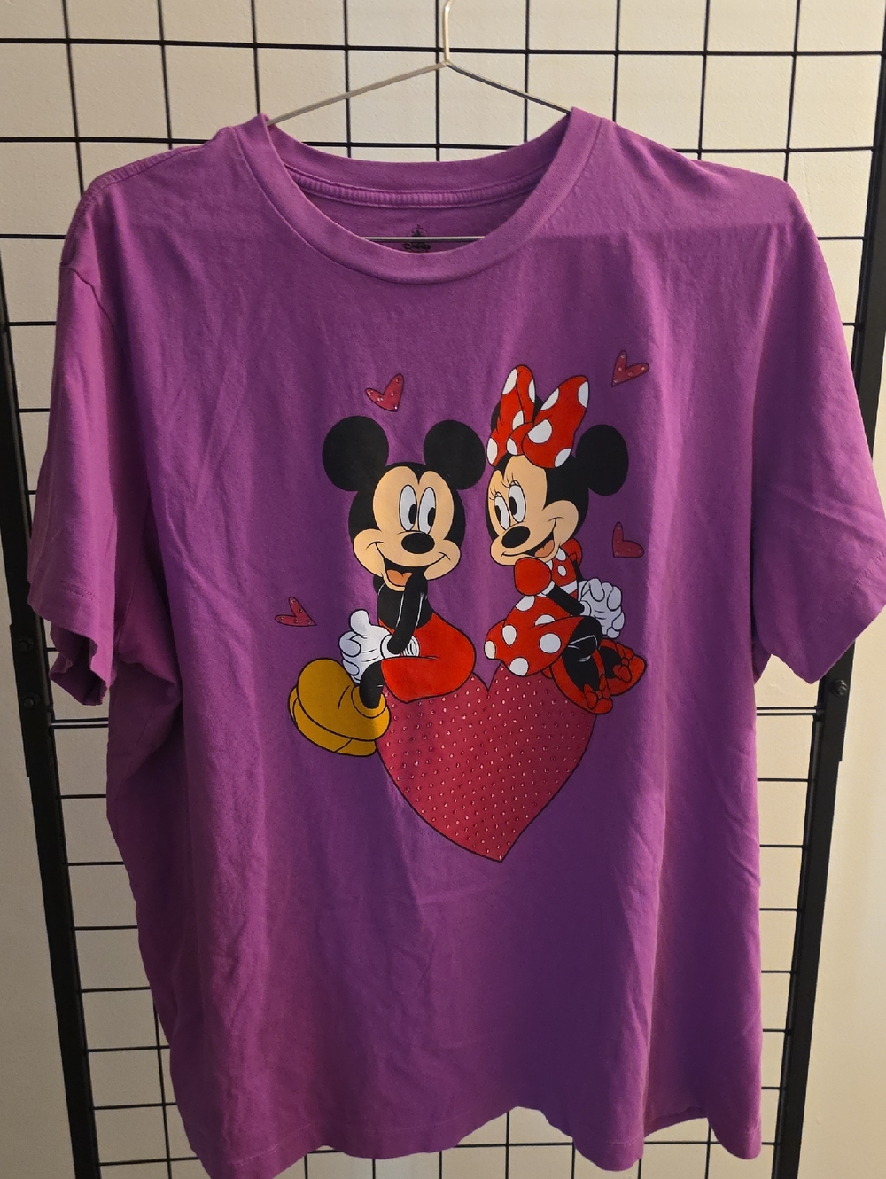 Purple Kids Mickey & Minnie Graphic Tee
